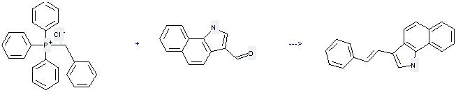 1H-Benzo[g]indole-3-carboxaldehyde can be used to produce 3-styryl-1H-benzo[g]indole at the ambient temperature